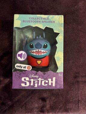 Disney Stitch Bluetooth Speaker - Blue, Red